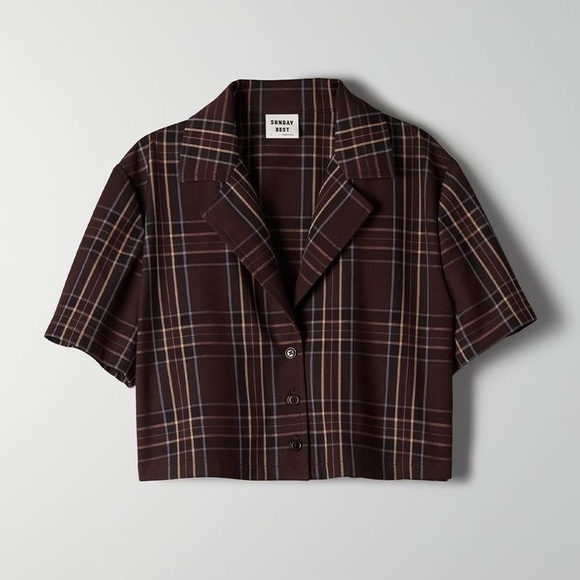 ARITZIA Sunday Best Tuesday Button-Up - Picture 3 of 12